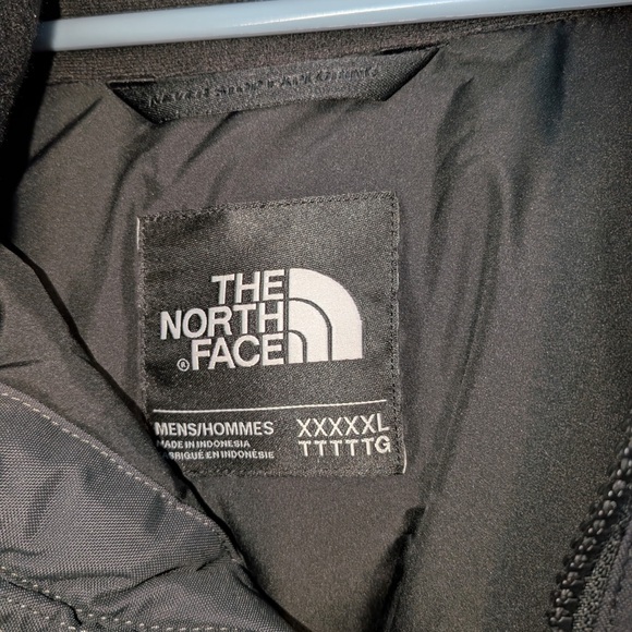 The North Face Men's Black Parka Jacket 5xl new without tags - Picture 2 of 2